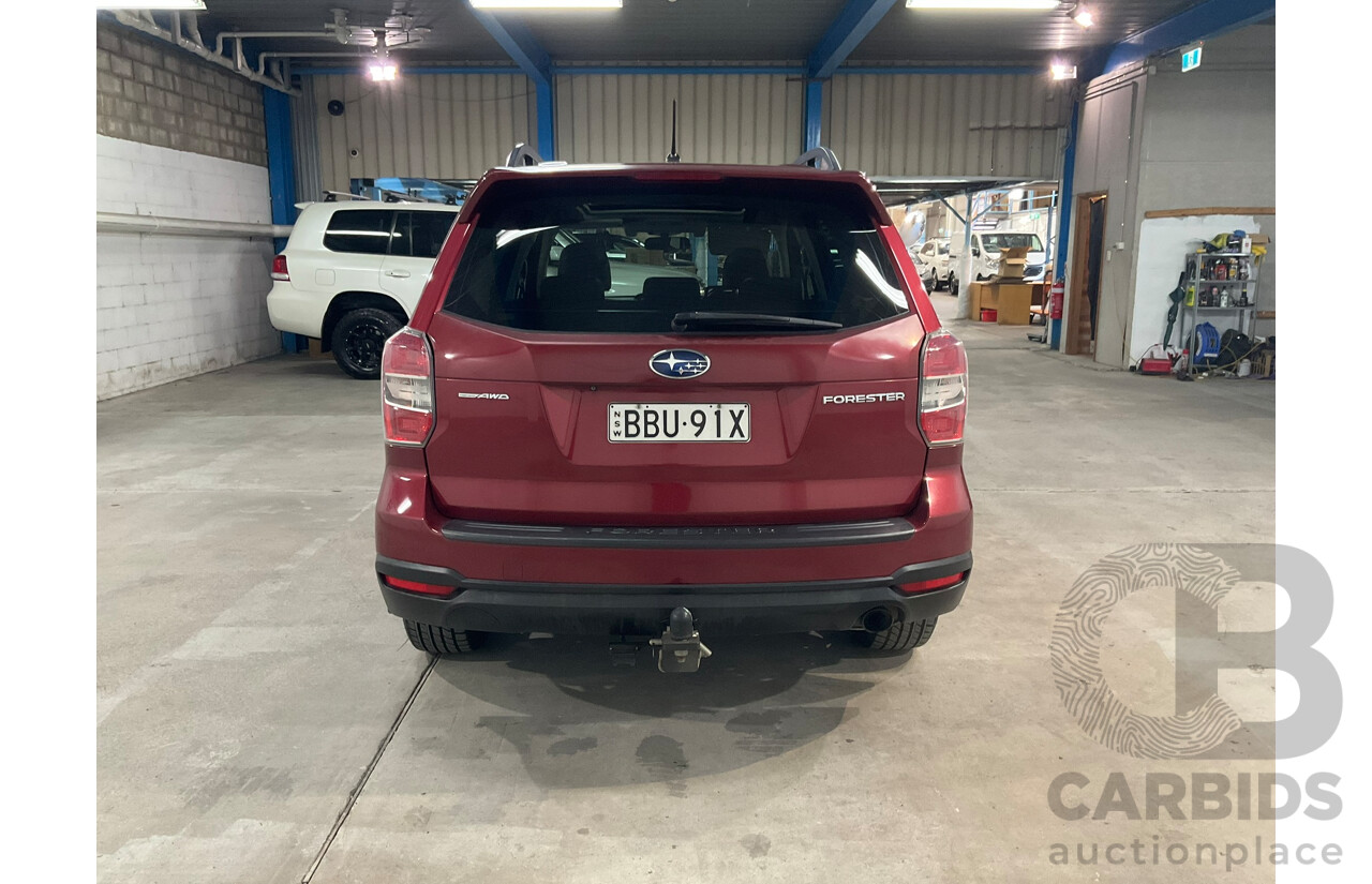 4/2014 Subaru Forester 2.5i-S (AWD) MY14 4d Wagon Red 2.5L