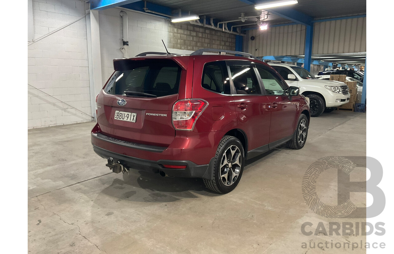4/2014 Subaru Forester 2.5i-S (AWD) MY14 4d Wagon Red 2.5L