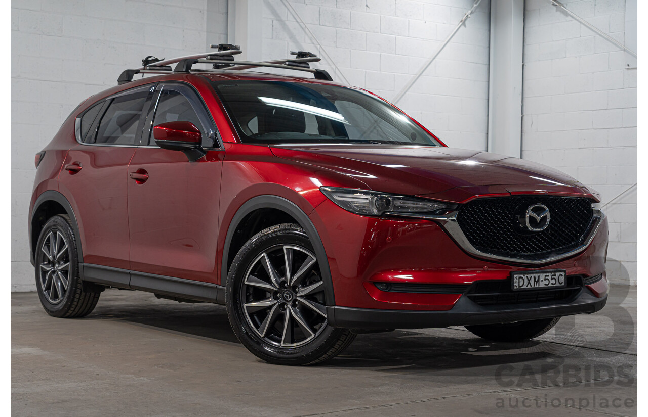 4/2018 Mazda CX-5 GT AWD MY18 (KF SERIES 2) 4d Wagon Soul Red Diesel Turbo 2.2L