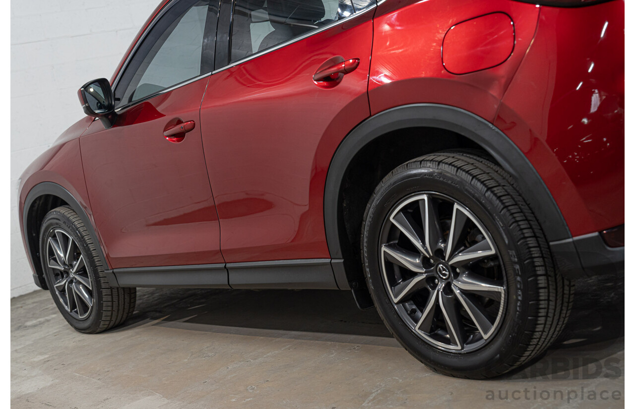 4/2018 Mazda CX-5 GT AWD MY18 (KF SERIES 2) 4d Wagon Soul Red Diesel Turbo 2.2L