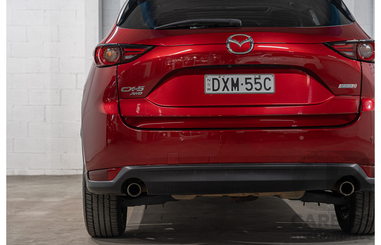 4/2018 Mazda CX-5 GT AWD MY18 (KF SERIES 2) 4d Wagon Soul Red Diesel Turbo 2.2L