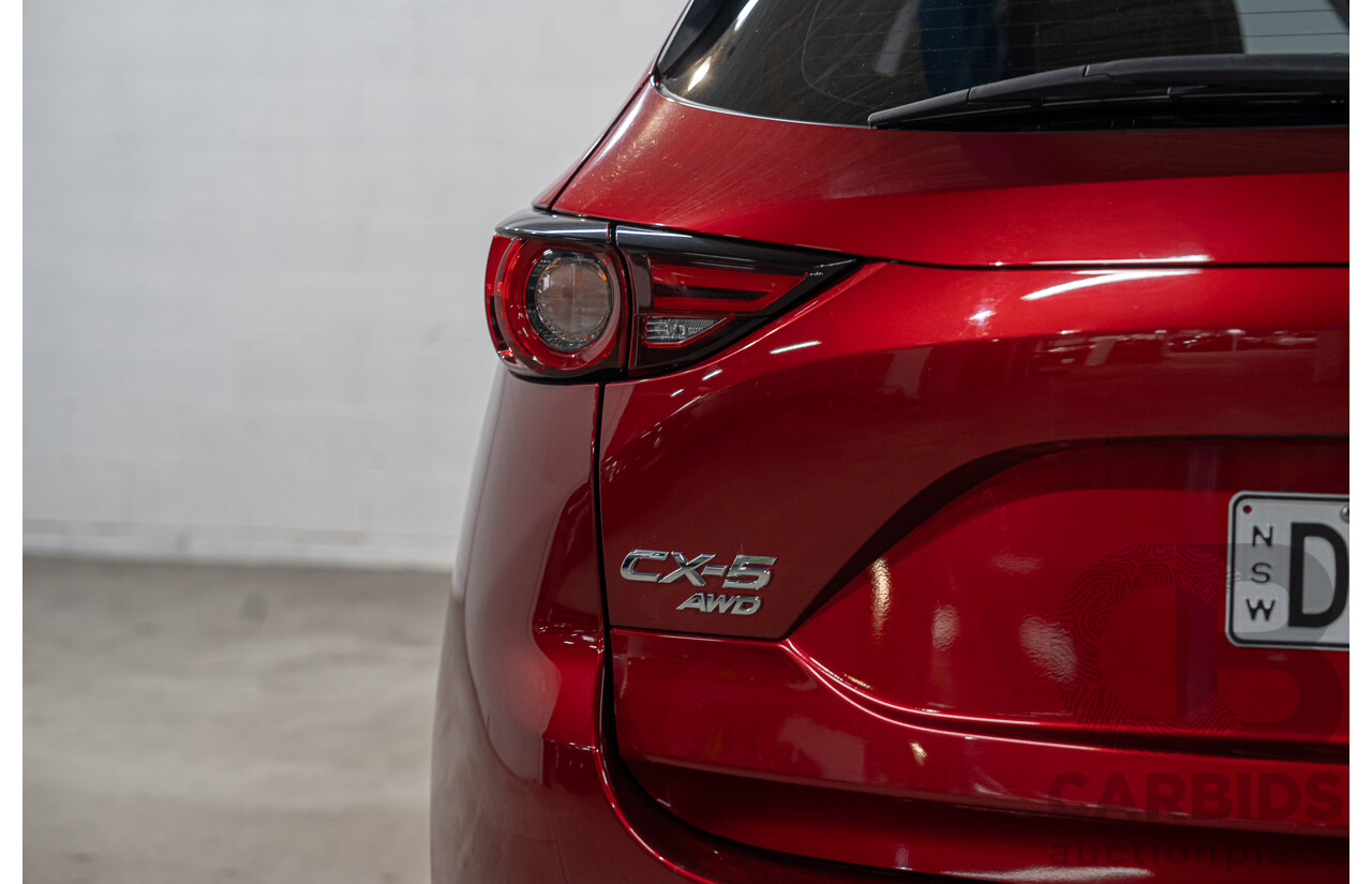 4/2018 Mazda CX-5 GT AWD MY18 (KF SERIES 2) 4d Wagon Soul Red Diesel Turbo 2.2L