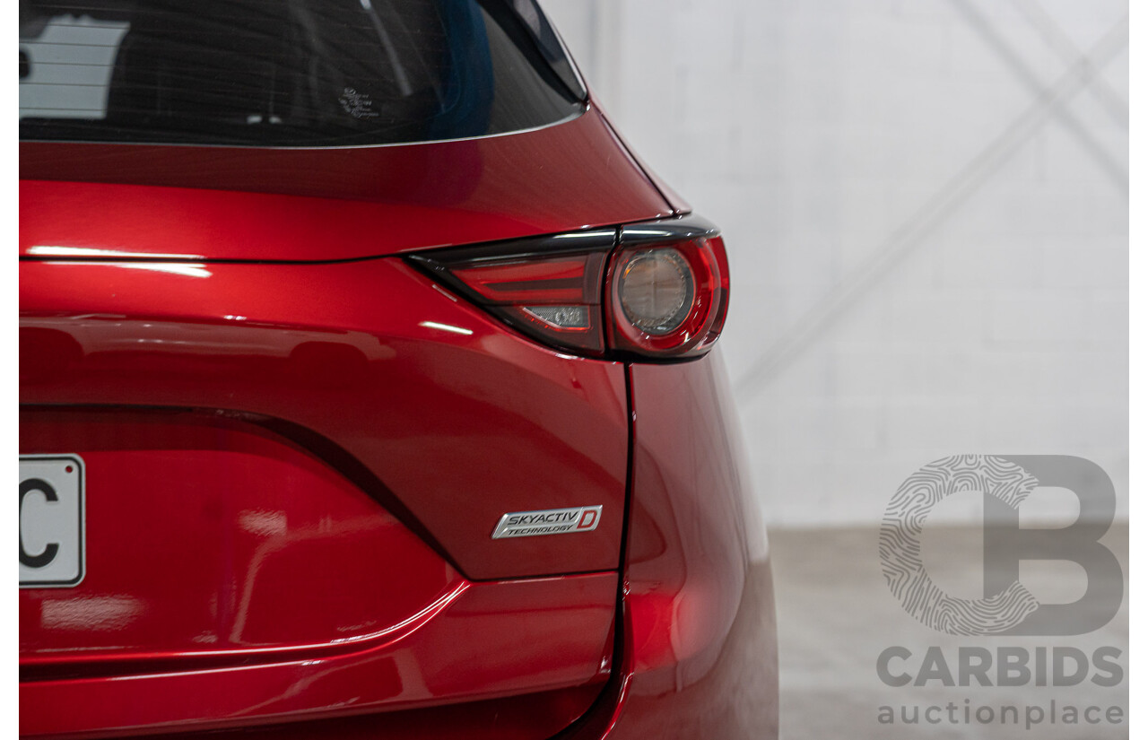 4/2018 Mazda CX-5 GT AWD MY18 (KF SERIES 2) 4d Wagon Soul Red Diesel Turbo 2.2L