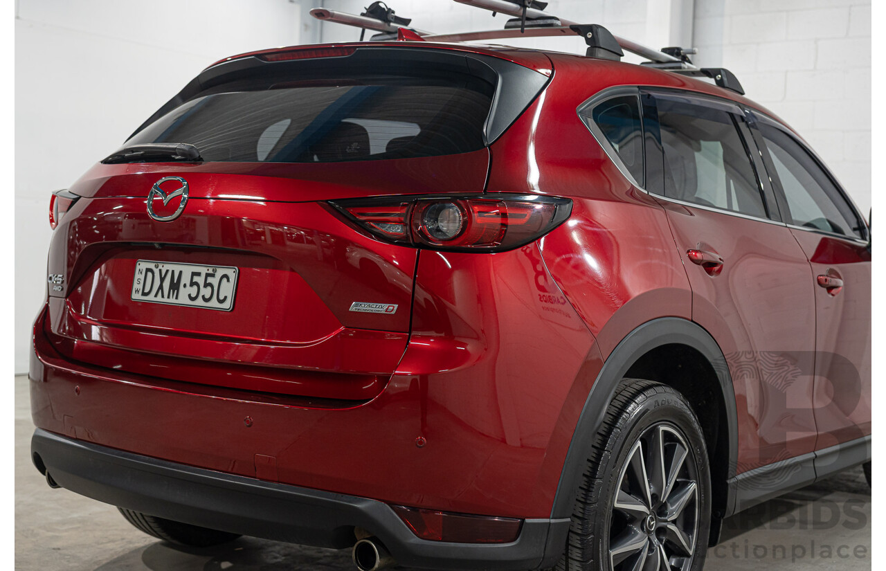 4/2018 Mazda CX-5 GT AWD MY18 (KF SERIES 2) 4d Wagon Soul Red Diesel Turbo 2.2L