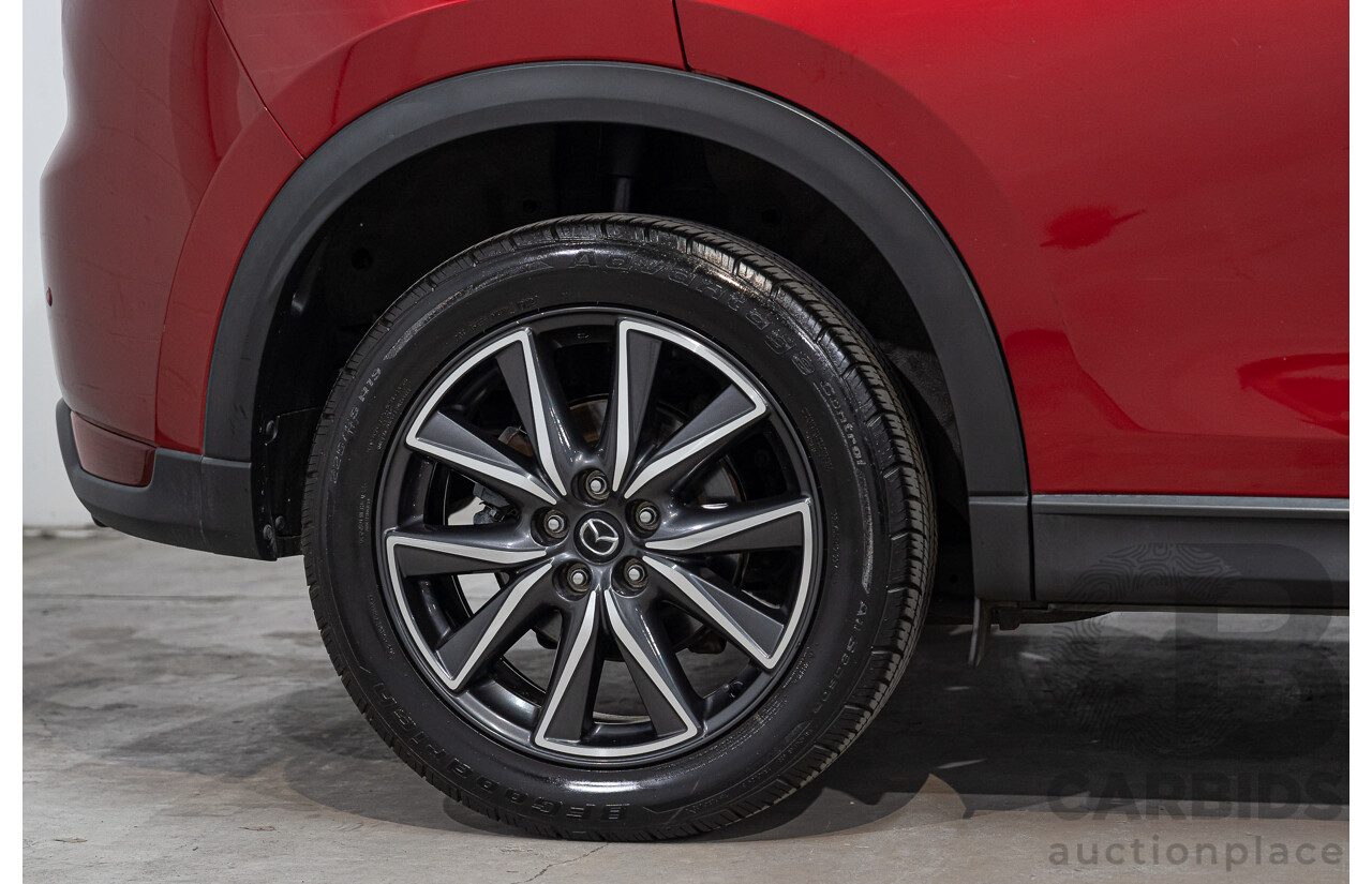 4/2018 Mazda CX-5 GT AWD MY18 (KF SERIES 2) 4d Wagon Soul Red Diesel Turbo 2.2L