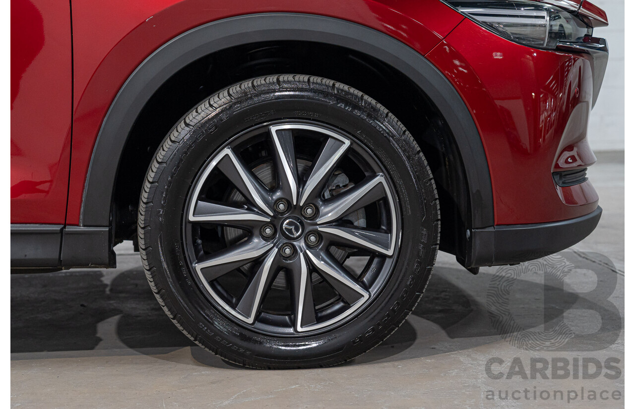 4/2018 Mazda CX-5 GT AWD MY18 (KF SERIES 2) 4d Wagon Soul Red Diesel Turbo 2.2L