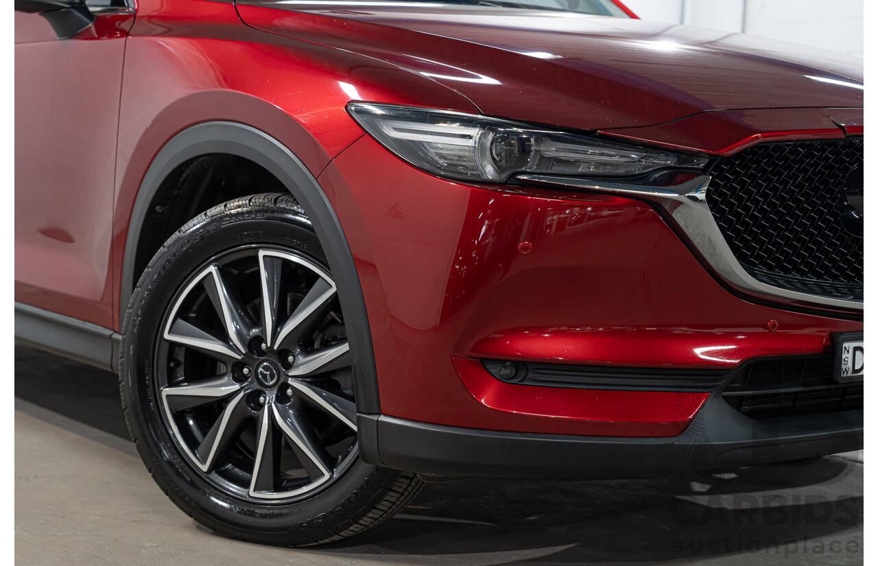 4/2018 Mazda CX-5 GT AWD MY18 (KF SERIES 2) 4d Wagon Soul Red Diesel Turbo 2.2L