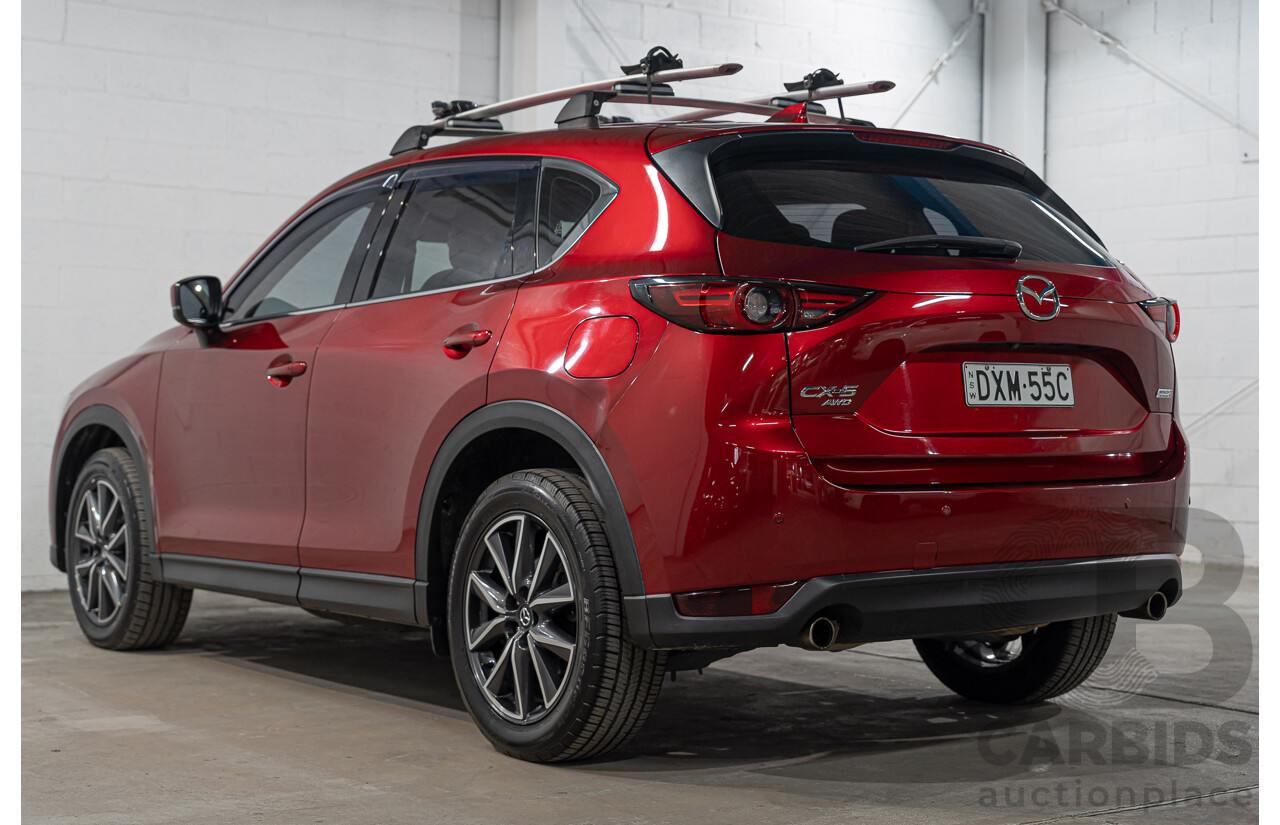 4/2018 Mazda CX-5 GT AWD MY18 (KF SERIES 2) 4d Wagon Soul Red Diesel Turbo 2.2L