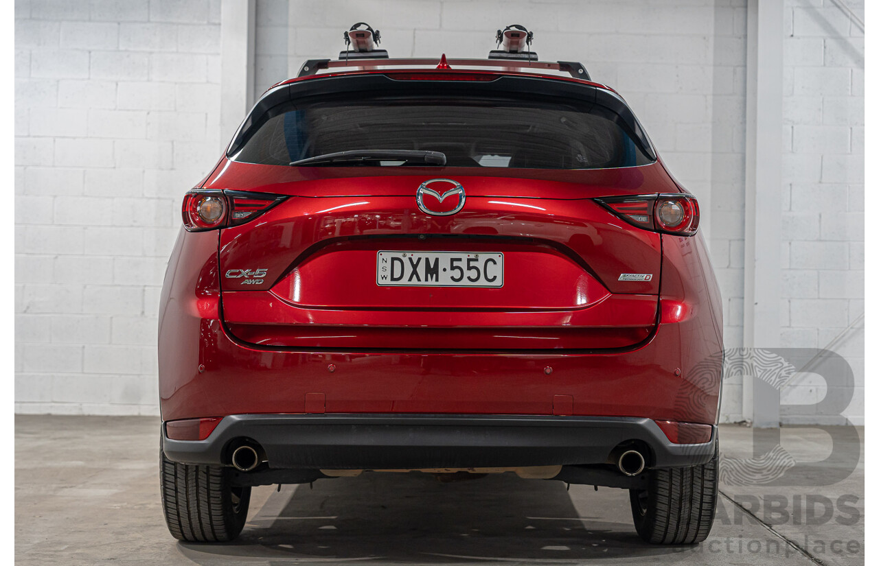 4/2018 Mazda CX-5 GT AWD MY18 (KF SERIES 2) 4d Wagon Soul Red Diesel Turbo 2.2L
