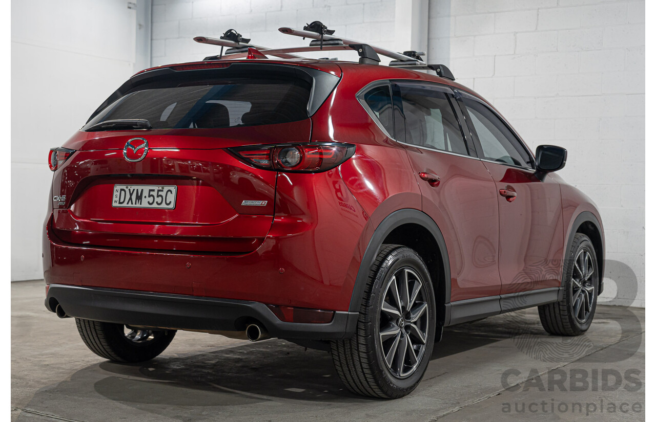 4/2018 Mazda CX-5 GT AWD MY18 (KF SERIES 2) 4d Wagon Soul Red Diesel Turbo 2.2L