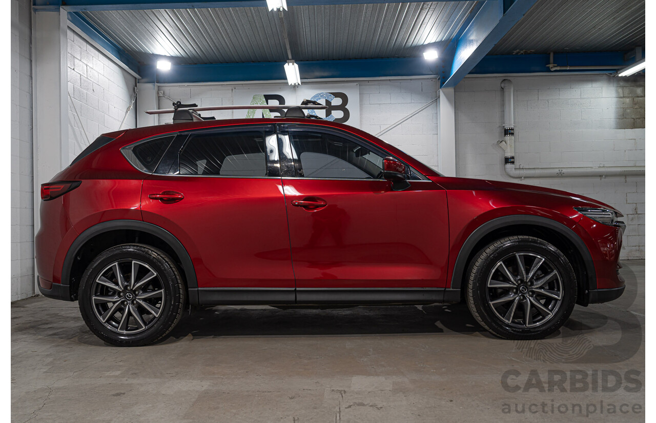 4/2018 Mazda CX-5 GT AWD MY18 (KF SERIES 2) 4d Wagon Soul Red Diesel Turbo 2.2L
