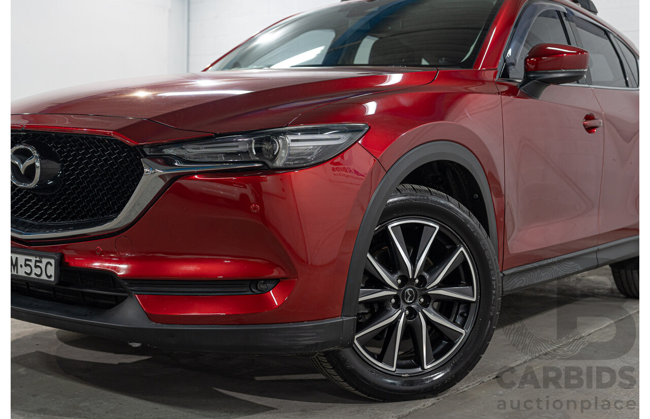 4/2018 Mazda CX-5 GT AWD MY18 (KF SERIES 2) 4d Wagon Soul Red Diesel Turbo 2.2L