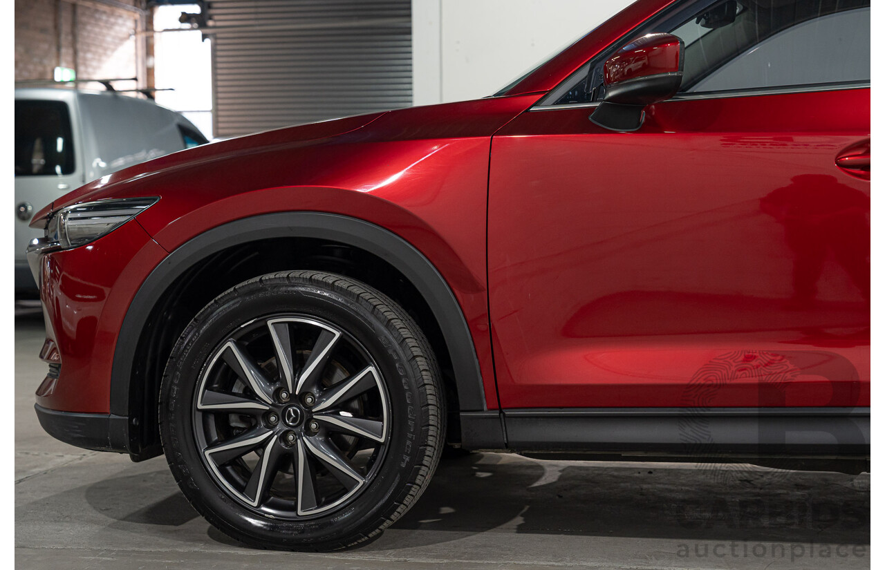 4/2018 Mazda CX-5 GT AWD MY18 (KF SERIES 2) 4d Wagon Soul Red Diesel Turbo 2.2L