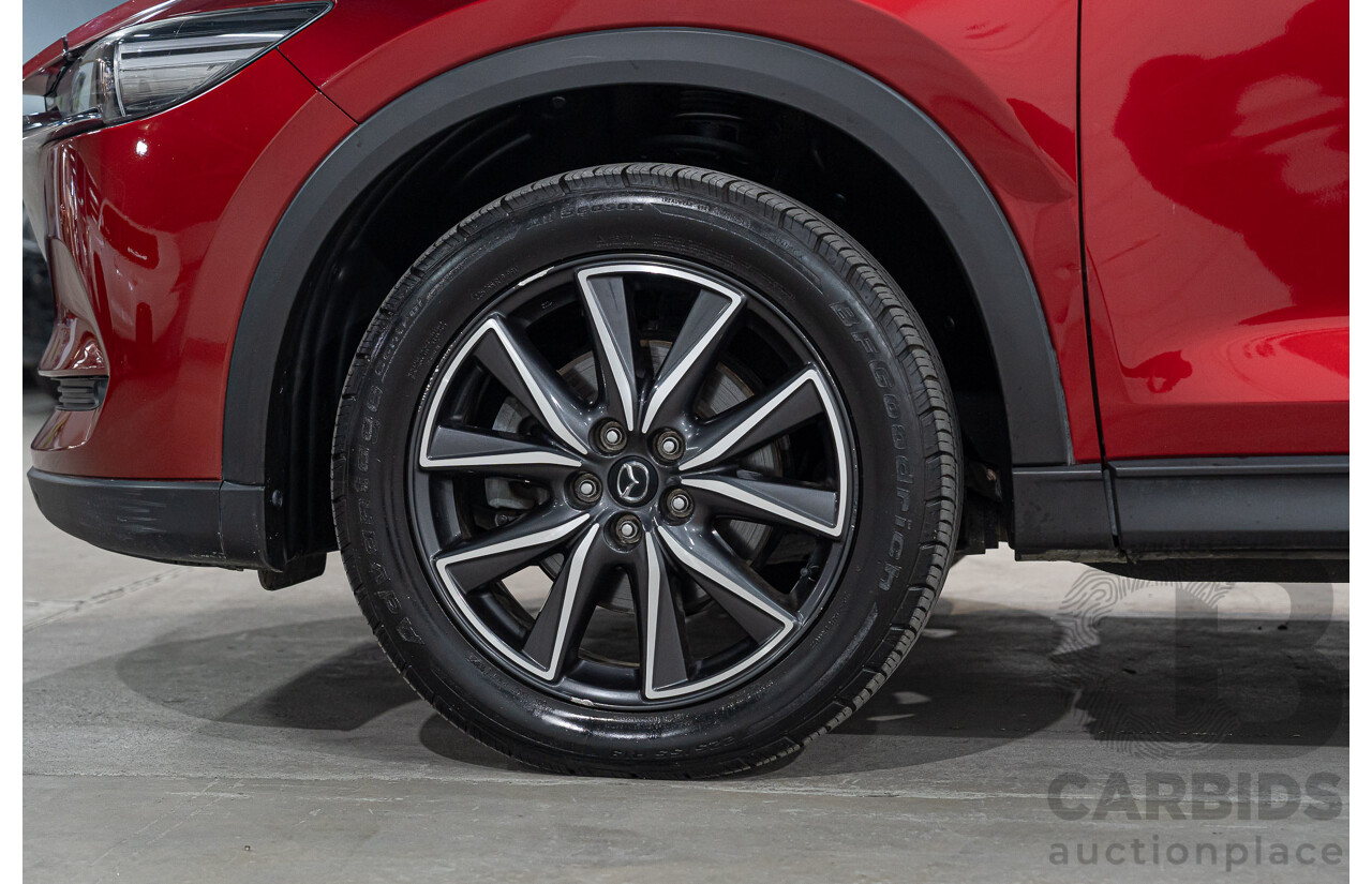4/2018 Mazda CX-5 GT AWD MY18 (KF SERIES 2) 4d Wagon Soul Red Diesel Turbo 2.2L