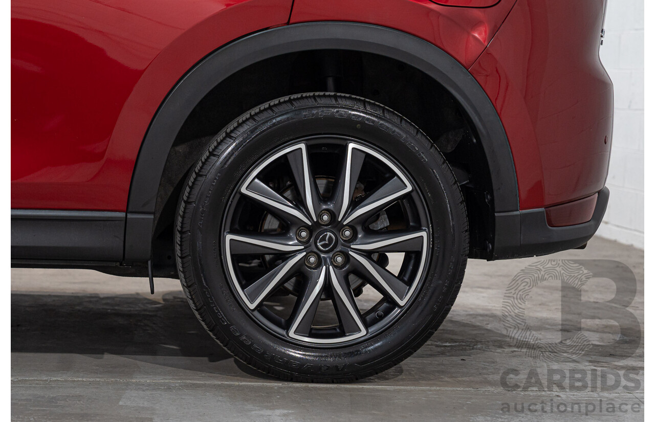 4/2018 Mazda CX-5 GT AWD MY18 (KF SERIES 2) 4d Wagon Soul Red Diesel Turbo 2.2L