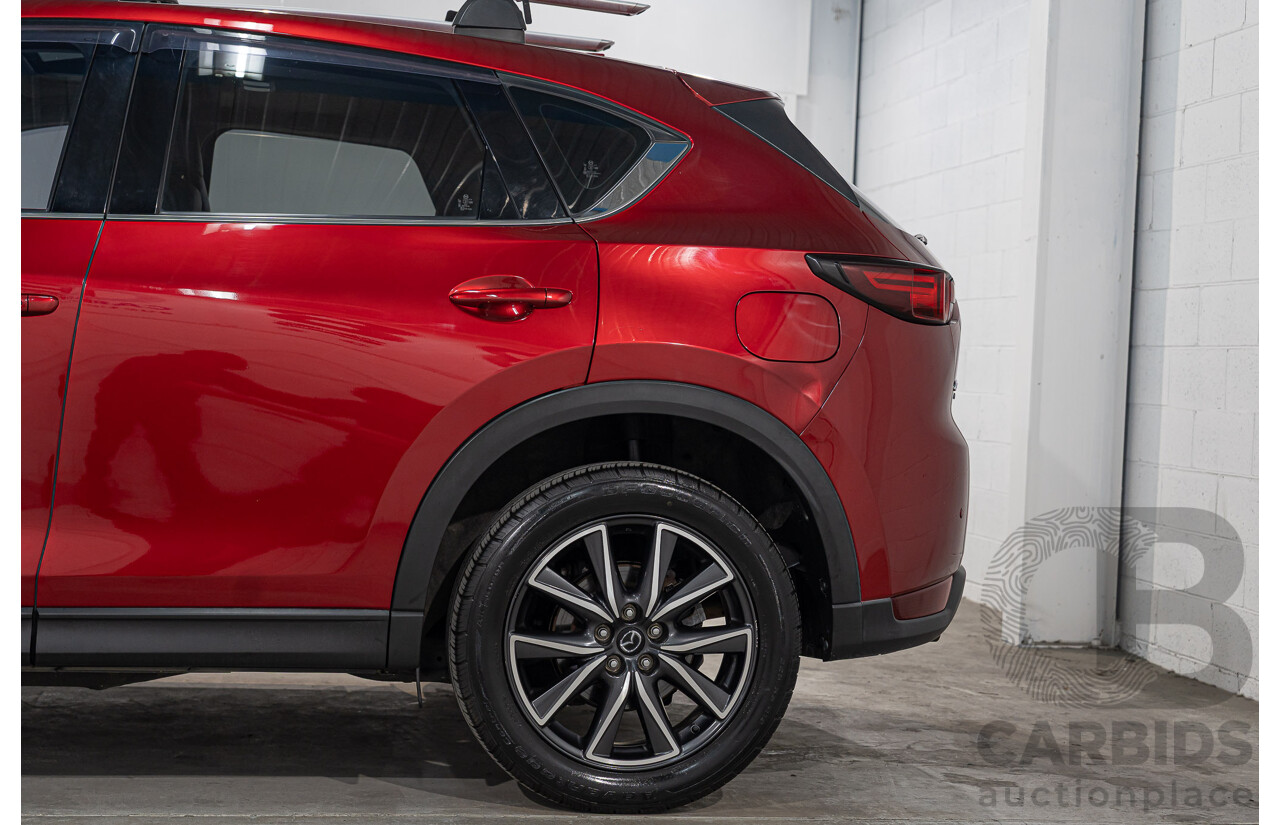 4/2018 Mazda CX-5 GT AWD MY18 (KF SERIES 2) 4d Wagon Soul Red Diesel Turbo 2.2L