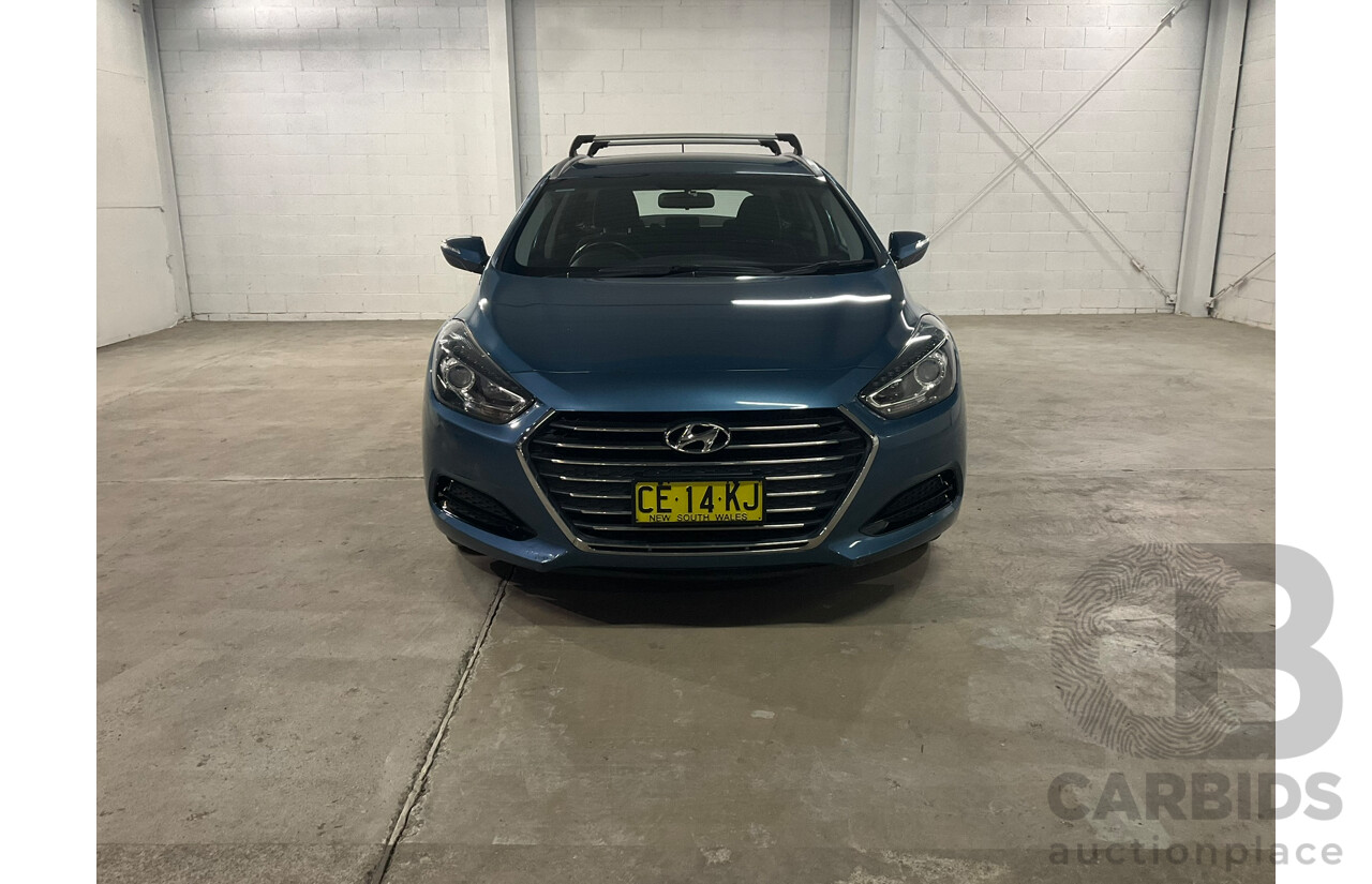 06/2015 Hyundai I40 Active Tourer VF4 Series II 4D Wagon Blue Turbo Diesel 1.7L