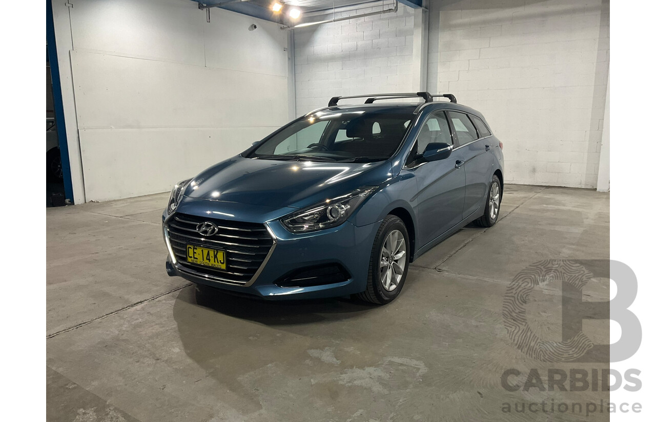 06/2015 Hyundai I40 Active Tourer VF4 Series II 4D Wagon Blue Turbo Diesel 1.7L