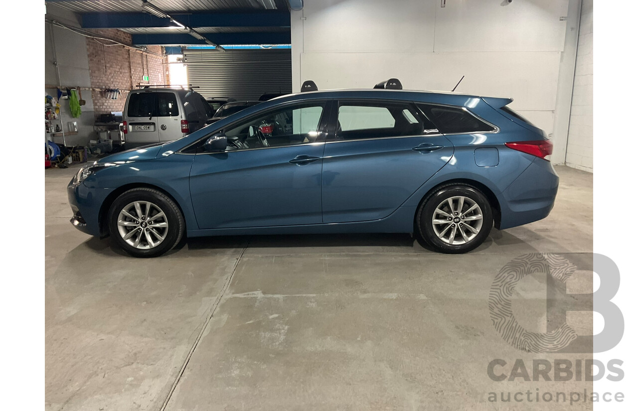 06/2015 Hyundai I40 Active Tourer VF4 Series II 4D Wagon Blue Turbo Diesel 1.7L