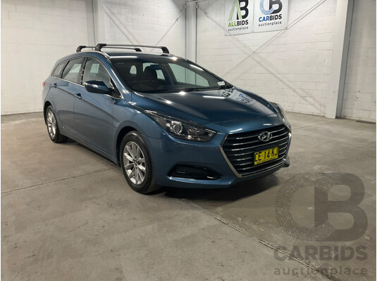 06/2015 Hyundai I40 Active Tourer VF4 Series II 4D Wagon Blue Turbo Diesel 1.7L