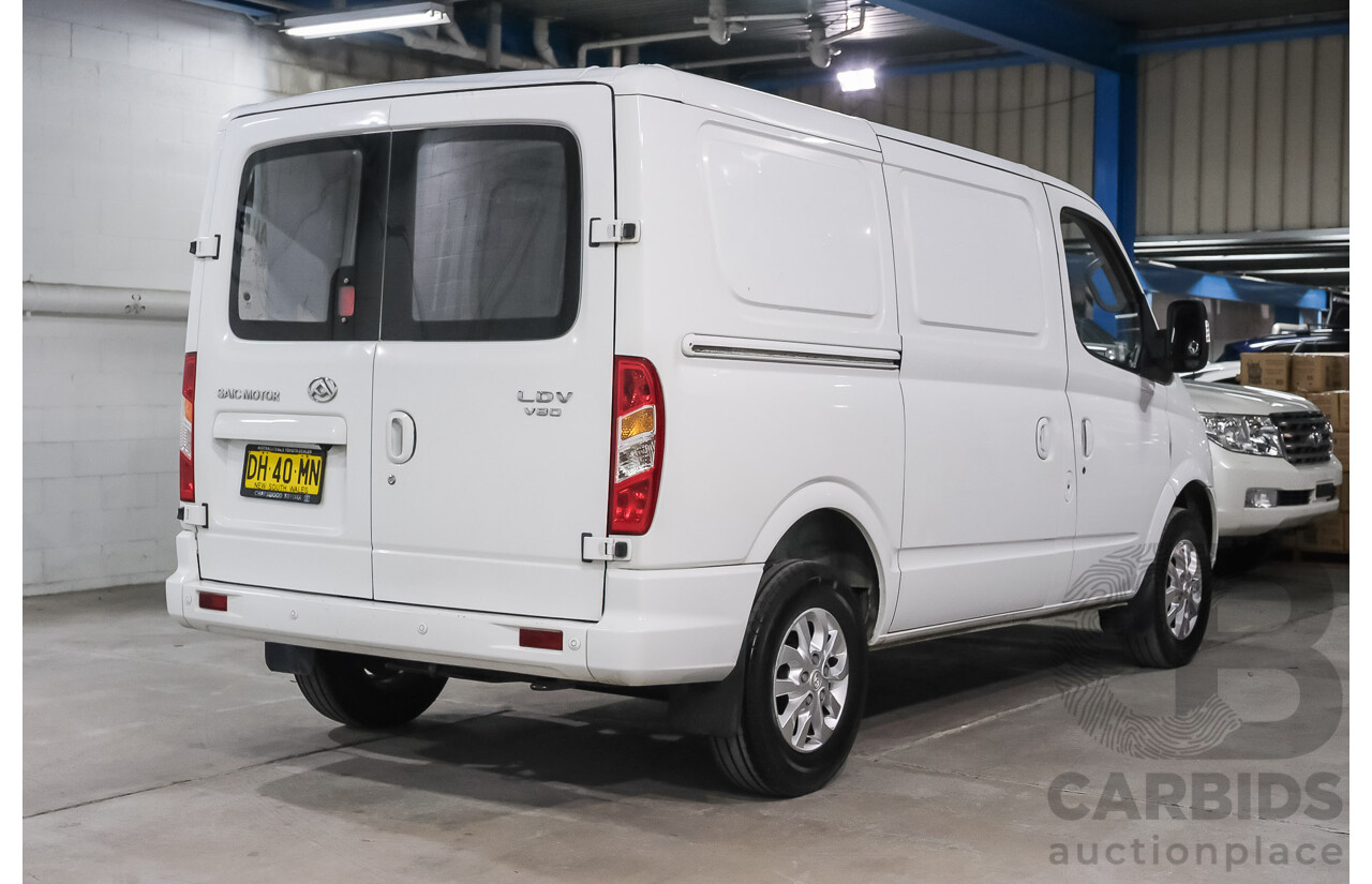 10/2021 LDV V80 SWB Low Roof (FWD) K1 4D Van White Turbo Diesel 2.5L