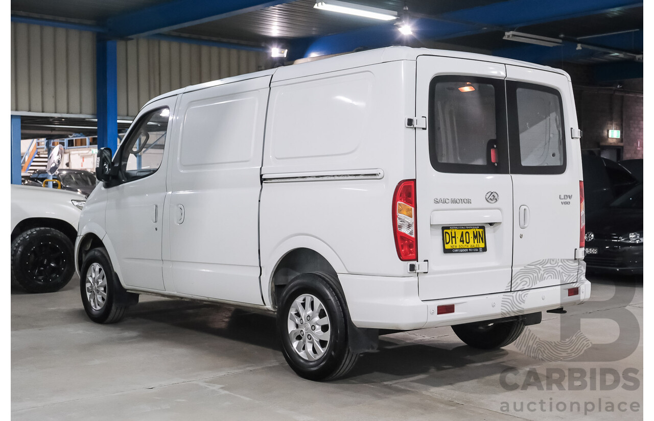 10/2021 LDV V80 SWB Low Roof (FWD) K1 4D Van White Turbo Diesel 2.5L