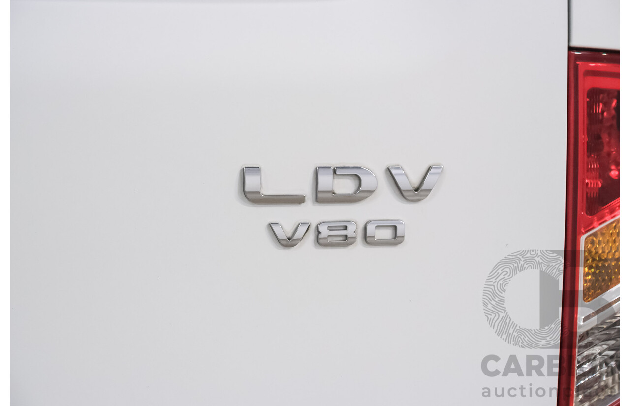10/2021 LDV V80 SWB Low Roof (FWD) K1 4D Van White Turbo Diesel 2.5L