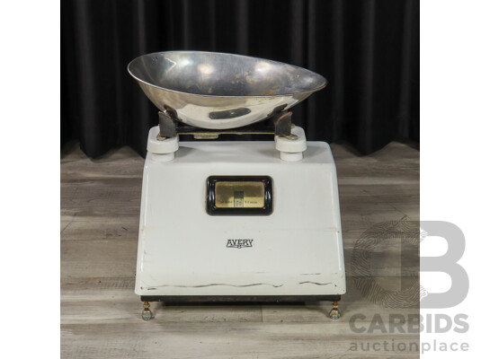 Set of Vintage Butcher Scales by Avery
