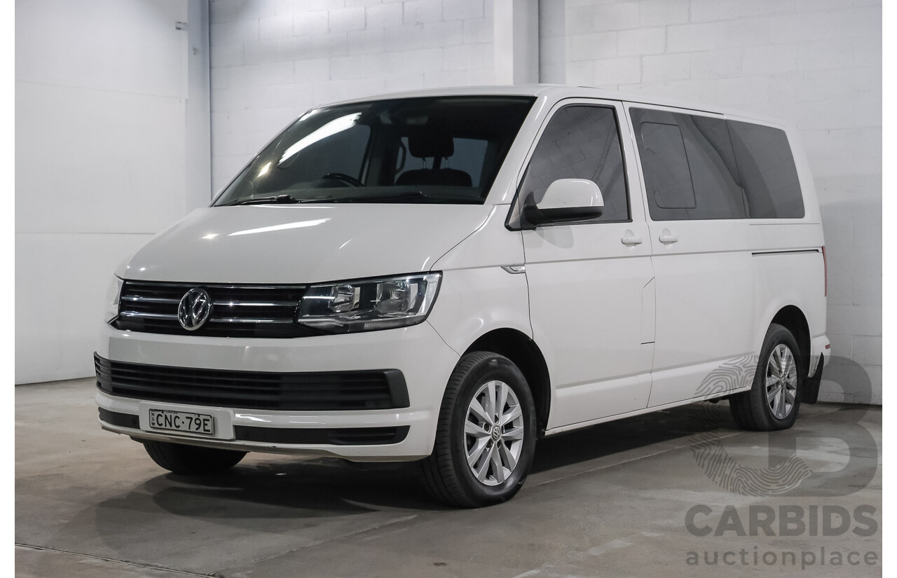 04/2017 Volkswagen Multivan COMFORTLINE TDI340 FWD T6 MY17.5 4D Wagon Candy White Diesel Turbo 2.0L