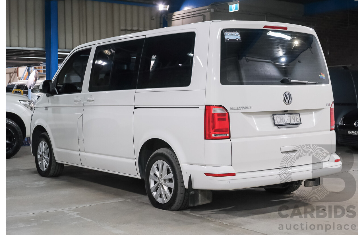 04/2017 Volkswagen Multivan COMFORTLINE TDI340 FWD T6 MY17.5 4D Wagon Candy White Diesel Turbo 2.0L