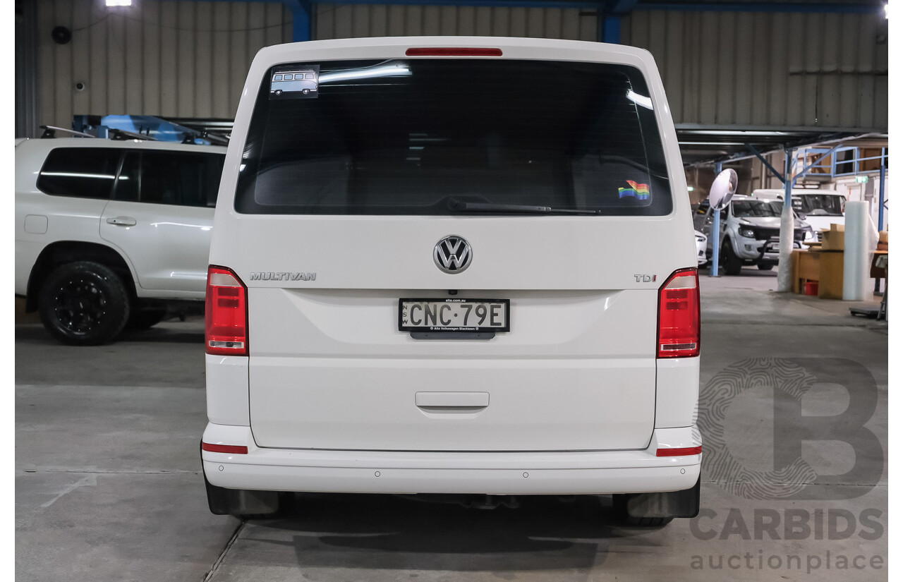 04/2017 Volkswagen Multivan COMFORTLINE TDI340 FWD T6 MY17.5 4D Wagon Candy White Diesel Turbo 2.0L