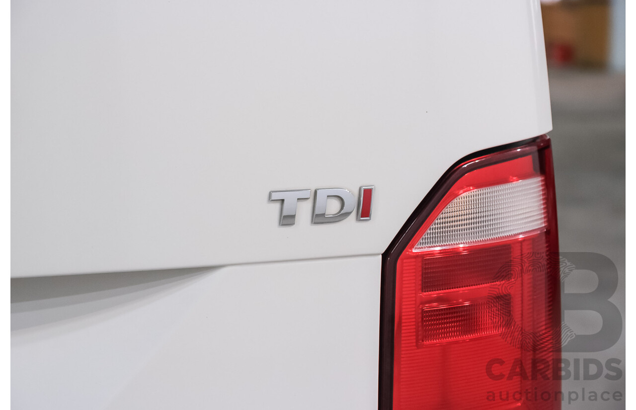 04/2017 Volkswagen Multivan COMFORTLINE TDI340 FWD T6 MY17.5 4D Wagon Candy White Diesel Turbo 2.0L