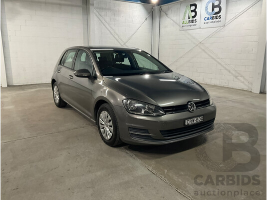 04/2016 Volkswagen Golf 92 TSI FWD AU MY16 5D Hatchback Grey 1.4L