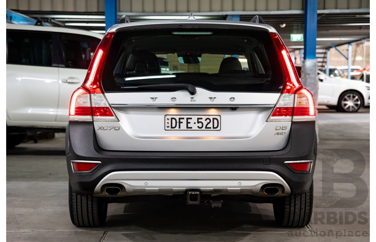 02/2016 Volvo Xc70 D5 Luxury AWD BZ MY16 4D Wagon Bright Silver Metallic Diesel Turbo 2.4L