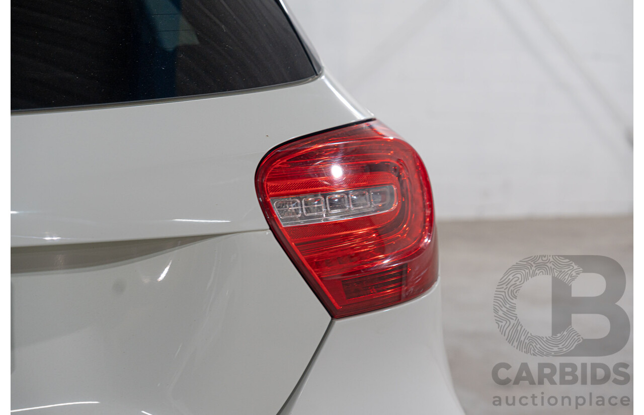 06/2013 Mercedes-Benz A250 SPORT FWD 176 5D Hatchback Cirrus White 2.0L