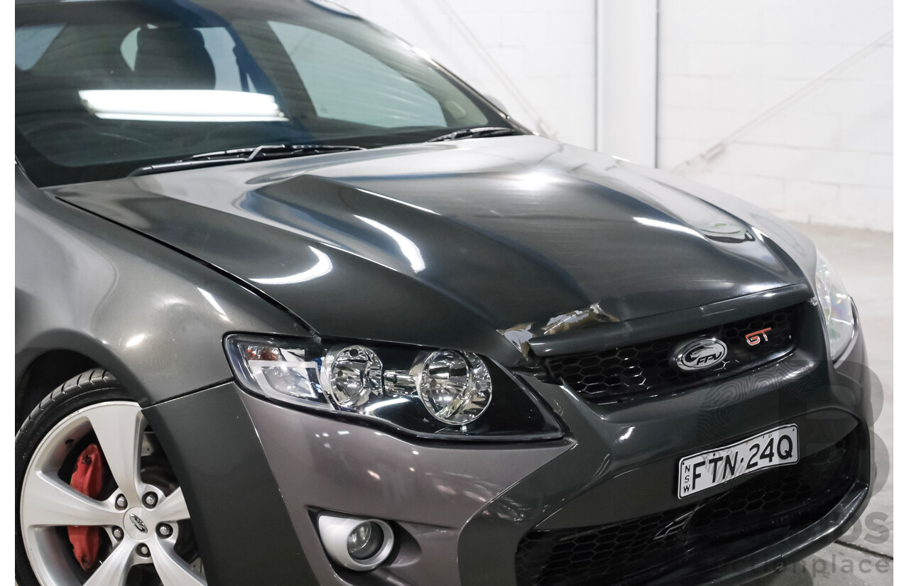 07/2009 Ford FPV GT RWD FG 4D Sedan Ego Charcoal Grey Metallic 5.4L V8
