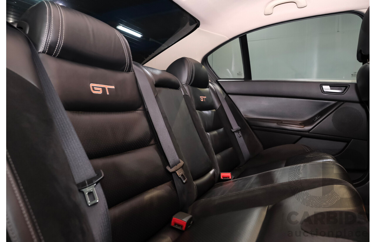 07/2009 Ford FPV GT RWD FG 4D Sedan Ego Charcoal Grey Metallic 5.4L V8