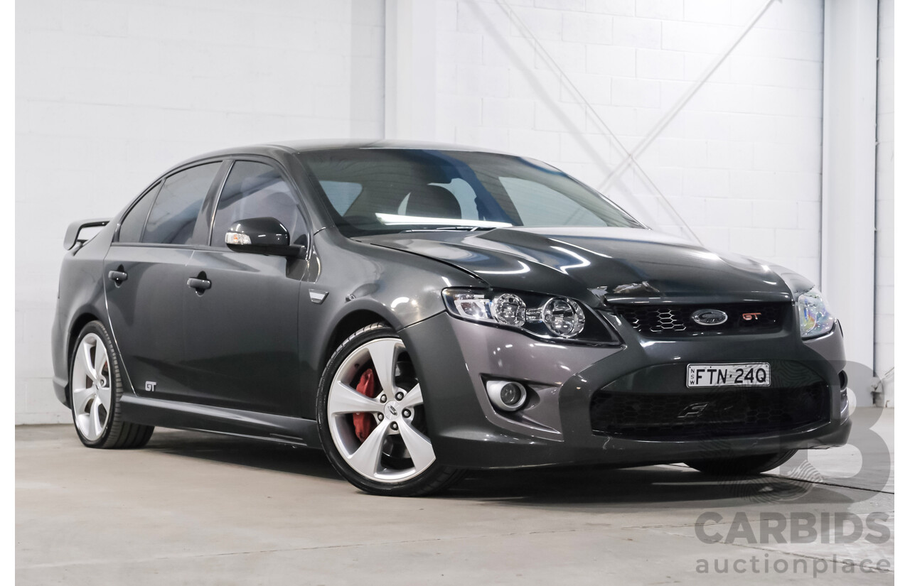 07/2009 Ford FPV GT RWD FG 4D Sedan Ego Charcoal Grey Metallic 5.4L V8