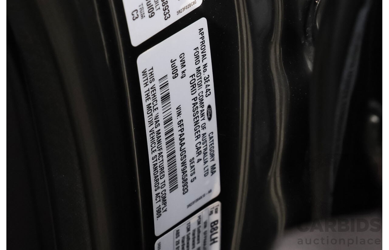 07/2009 Ford FPV GT RWD FG 4D Sedan Ego Charcoal Grey Metallic 5.4L V8