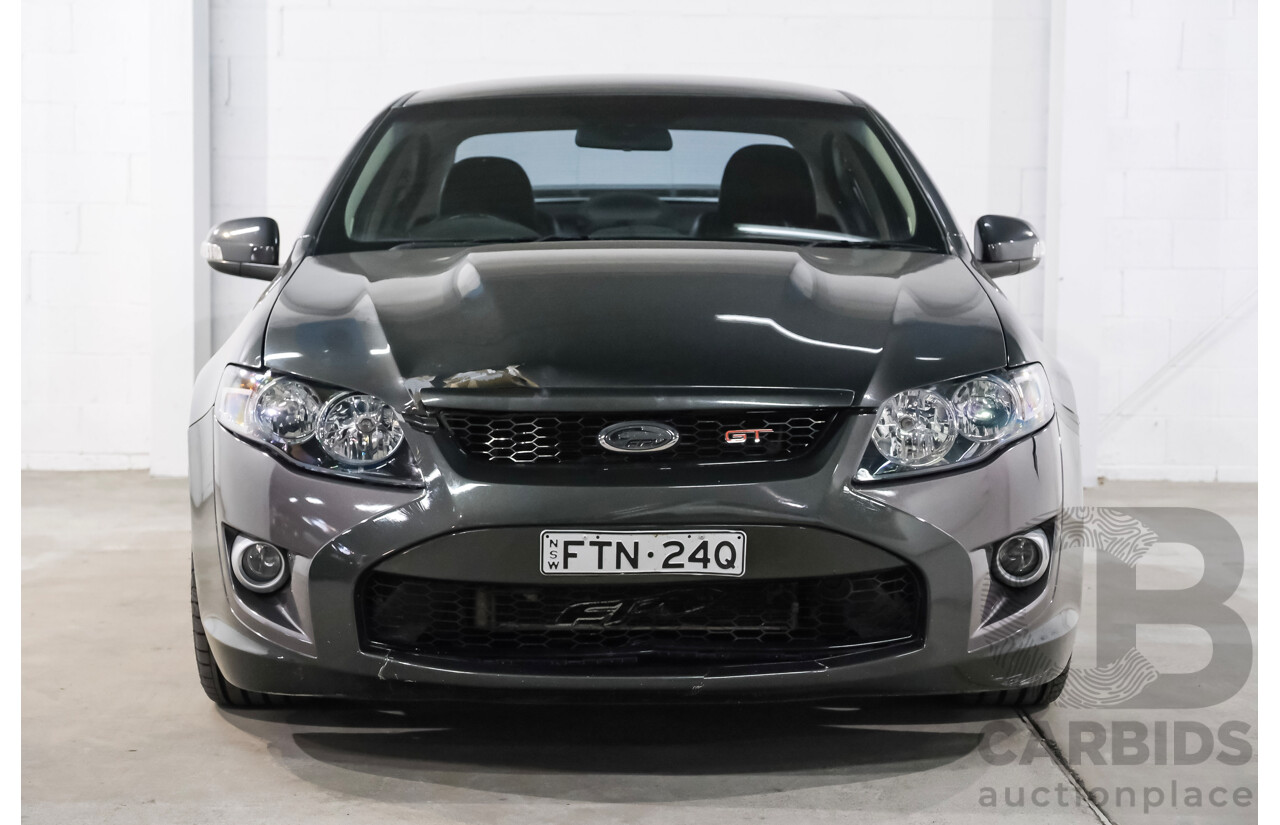 07/2009 Ford FPV GT RWD FG 4D Sedan Ego Charcoal Grey Metallic 5.4L V8