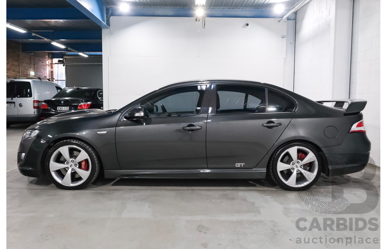 07/2009 Ford FPV GT RWD FG 4D Sedan Ego Charcoal Grey Metallic 5.4L V8