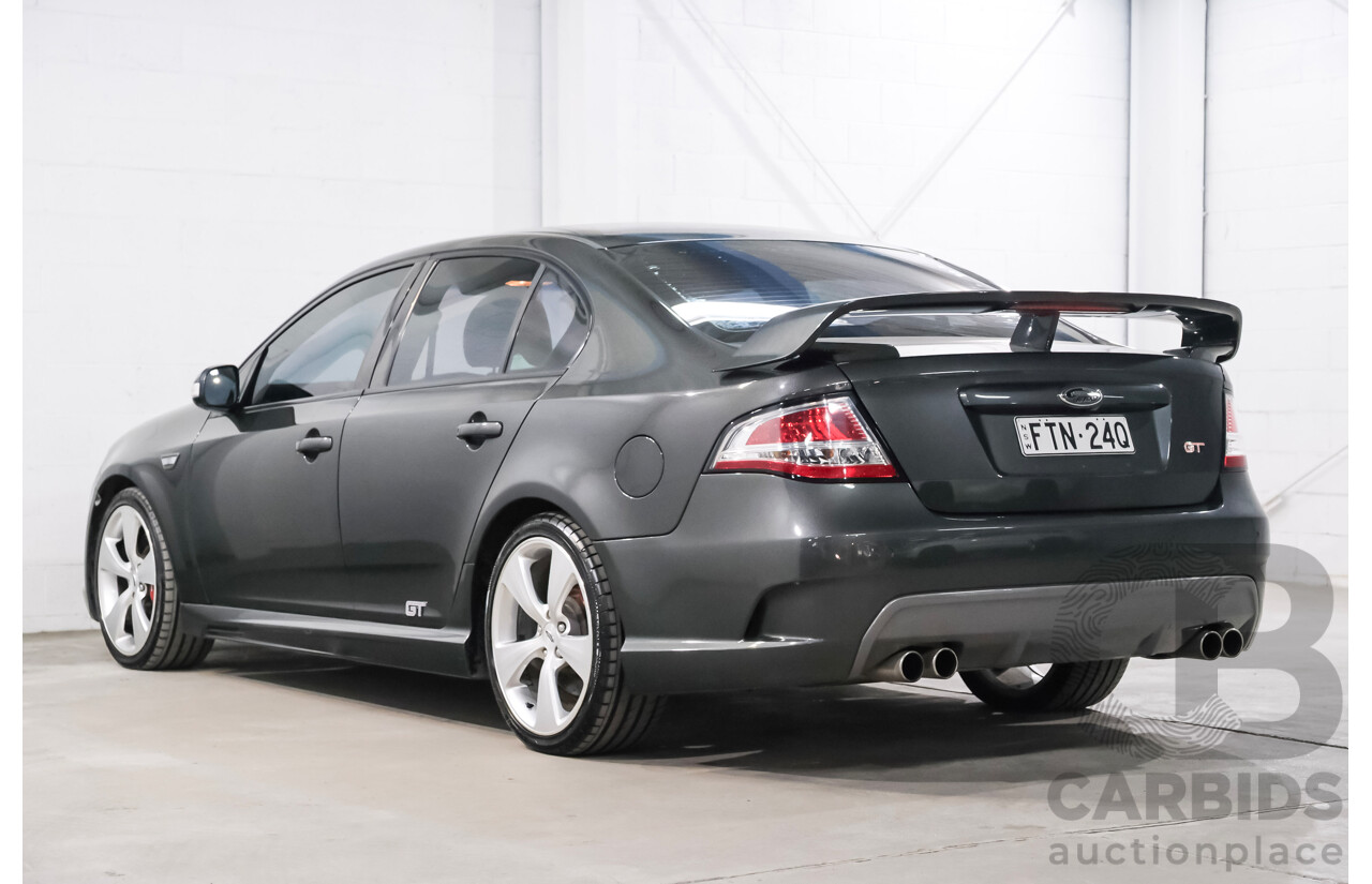 07/2009 Ford FPV GT RWD FG 4D Sedan Ego Charcoal Grey Metallic 5.4L V8