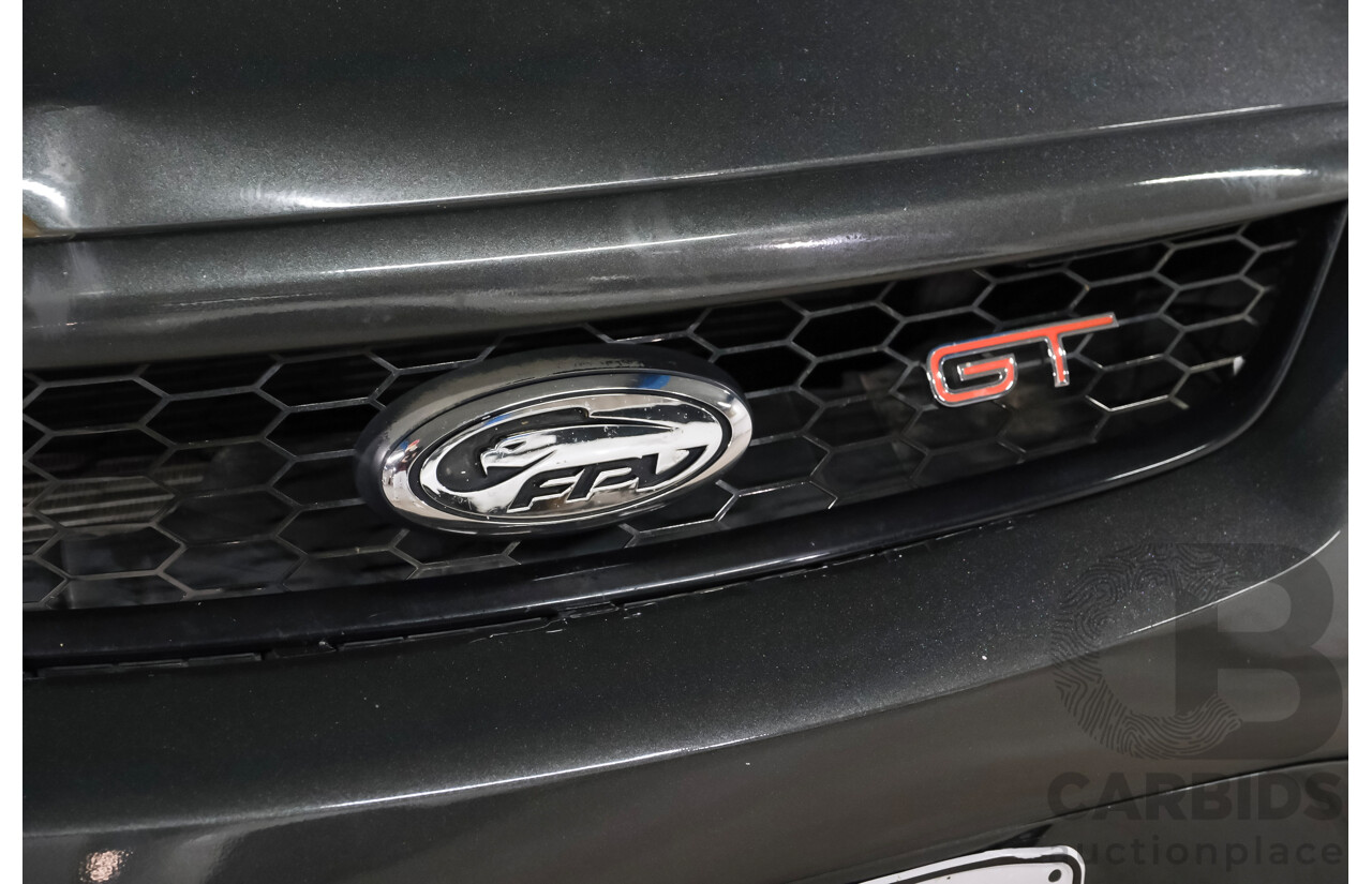 07/2009 Ford FPV GT RWD FG 4D Sedan Ego Charcoal Grey Metallic 5.4L V8