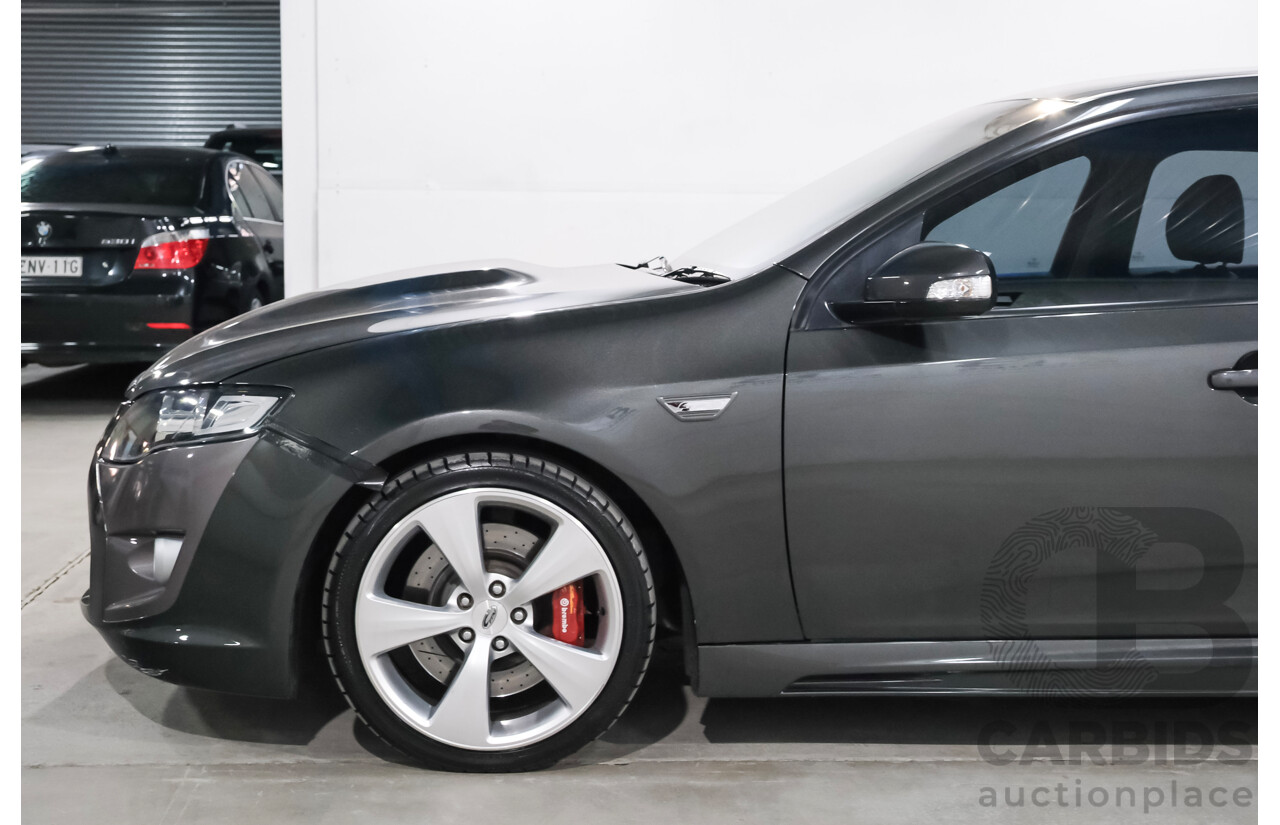 07/2009 Ford FPV GT RWD FG 4D Sedan Ego Charcoal Grey Metallic 5.4L V8