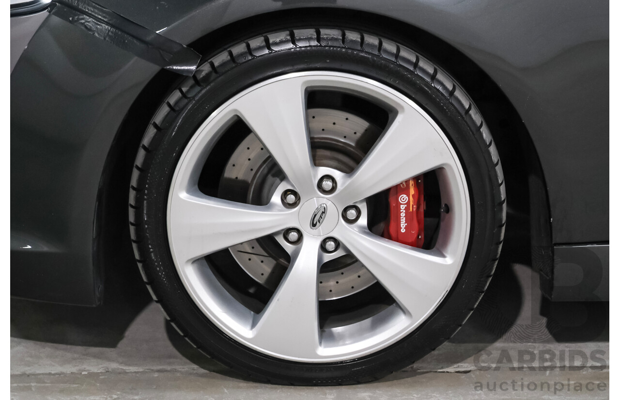 07/2009 Ford FPV GT RWD FG 4D Sedan Ego Charcoal Grey Metallic 5.4L V8
