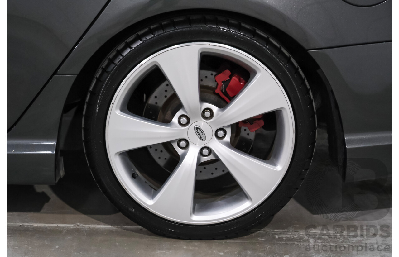 07/2009 Ford FPV GT RWD FG 4D Sedan Ego Charcoal Grey Metallic 5.4L V8