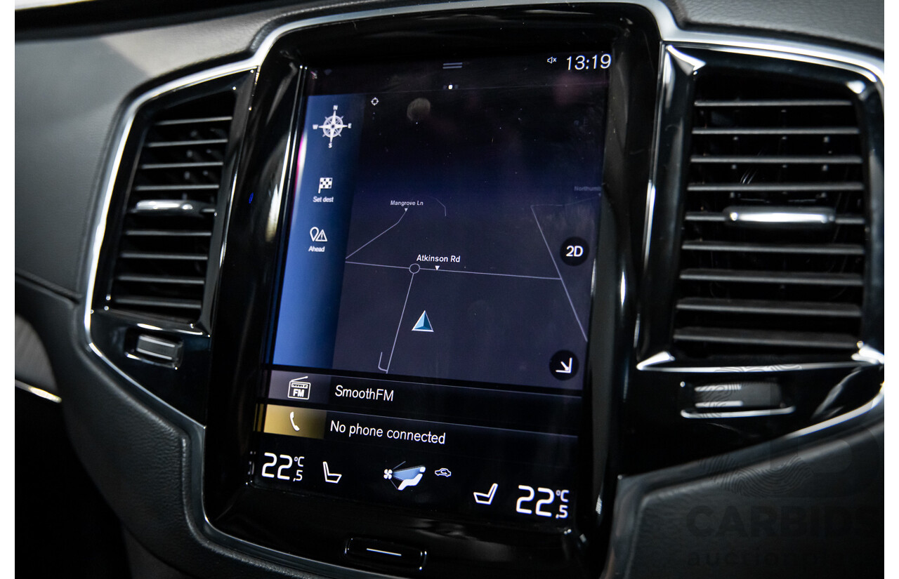 1/2020 Volvo XC90 D5 Inscription (AWD) 256 MY20 Onyx Black Metallic Twin Turbo Diesel 2.0L - 7 Seater