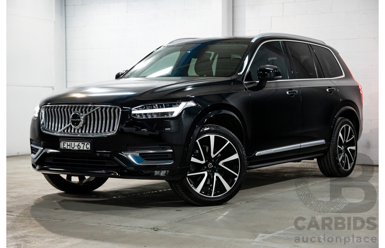 1/2020 Volvo XC90 D5 Inscription (AWD) 256 MY20 Onyx Black Metallic Twin Turbo Diesel 2.0L - 7 Seater