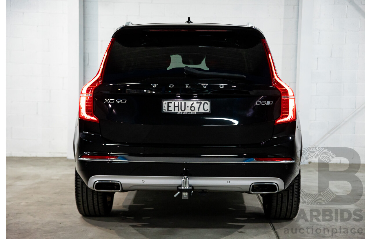 1/2020 Volvo XC90 D5 Inscription (AWD) 256 MY20 Onyx Black Metallic Twin Turbo Diesel 2.0L - 7 Seater