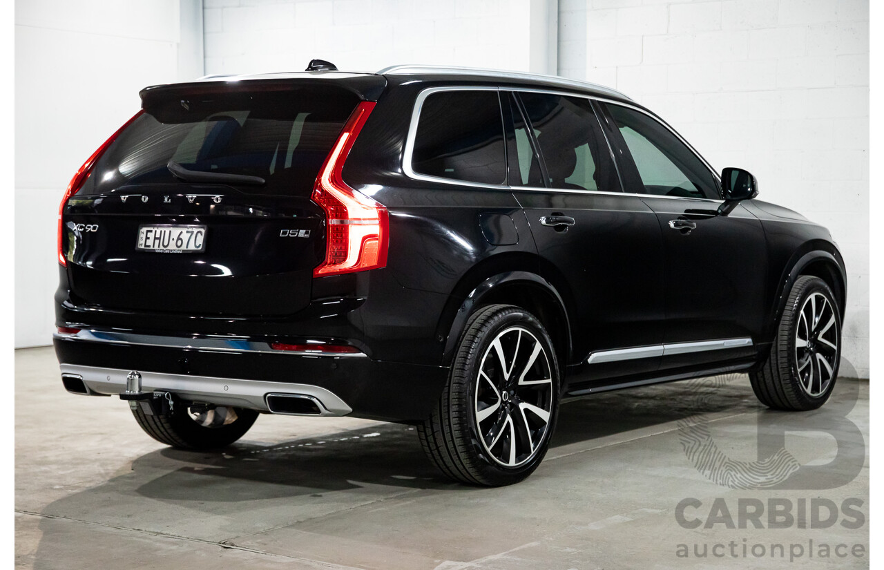 1/2020 Volvo XC90 D5 Inscription (AWD) 256 MY20 Onyx Black Metallic Twin Turbo Diesel 2.0L - 7 Seater